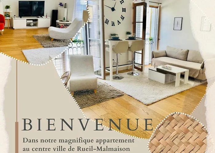 Cosy Appart Rueil - Parking Souterrain - Calme & Confort Aux Portes De Paris